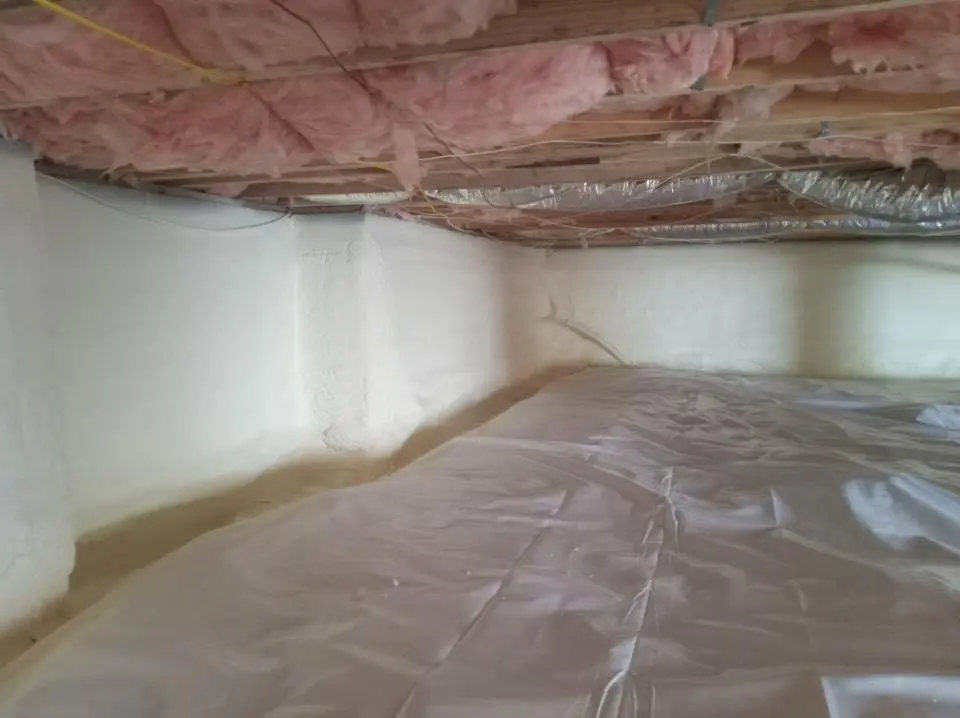 Crawl space encapsulation with closed-cell spray foam for Spray Foam Roofing in Lenoir City